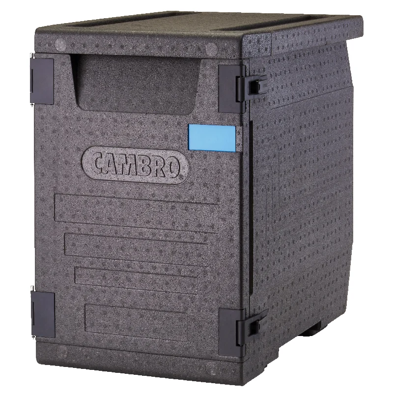 Cambro EPP400110 GoBox Insulated Front Loading Sheet Pan Carrier, Holds 4 Full Sized Pans, Black