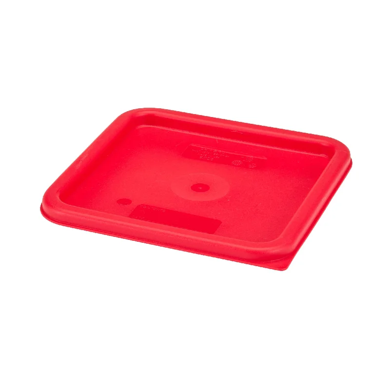 Cambro SFC6451 Square Storage Container Cover for 6 & 8 Qt Containers, Red