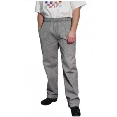 Chef Revival Chef Pants with Elastic Waist, Grey, Small