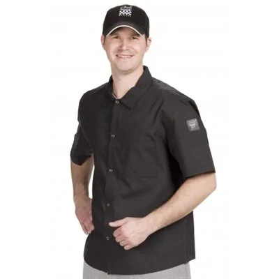 Chef Revival Cook Shirt, Black, Medium