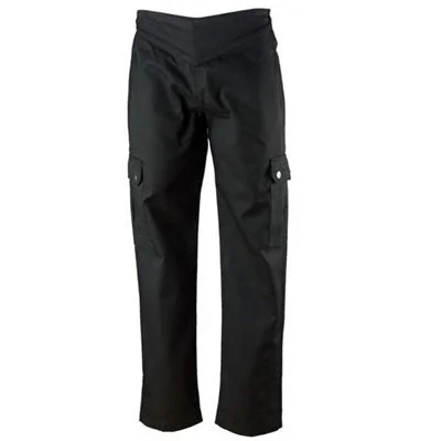 Chef Revival Ladies Cargo Chef Pants, Black, X-Large