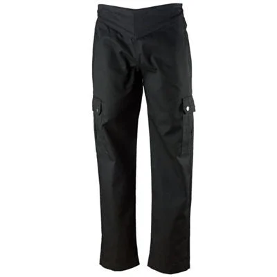 Chef Revival Ladies Cargo Chef Pants, Black, X-Small