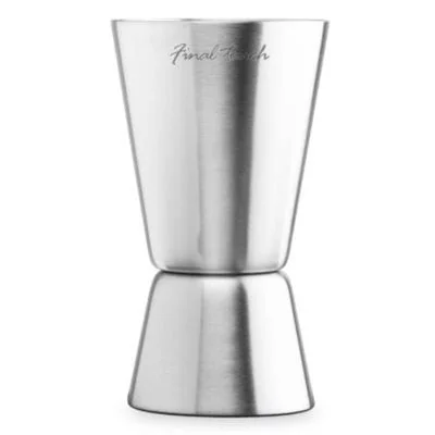 Final Touch 1 oz - 2 oz Double Jigger, Stainless Steel