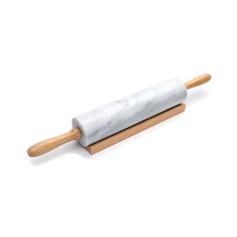 Fox Run 10" Marble Rolling Pin with Base