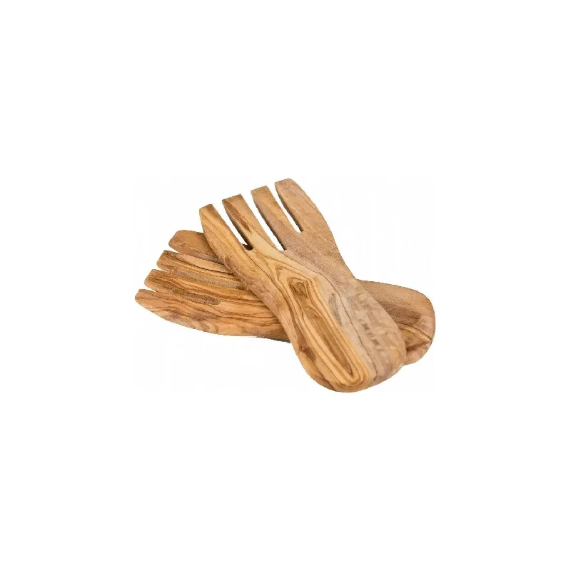 Olive Wood Salad Hands