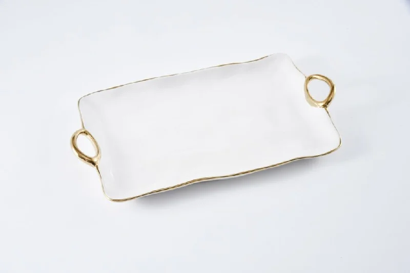 Pampa Bay - Golden Handles Large Tray