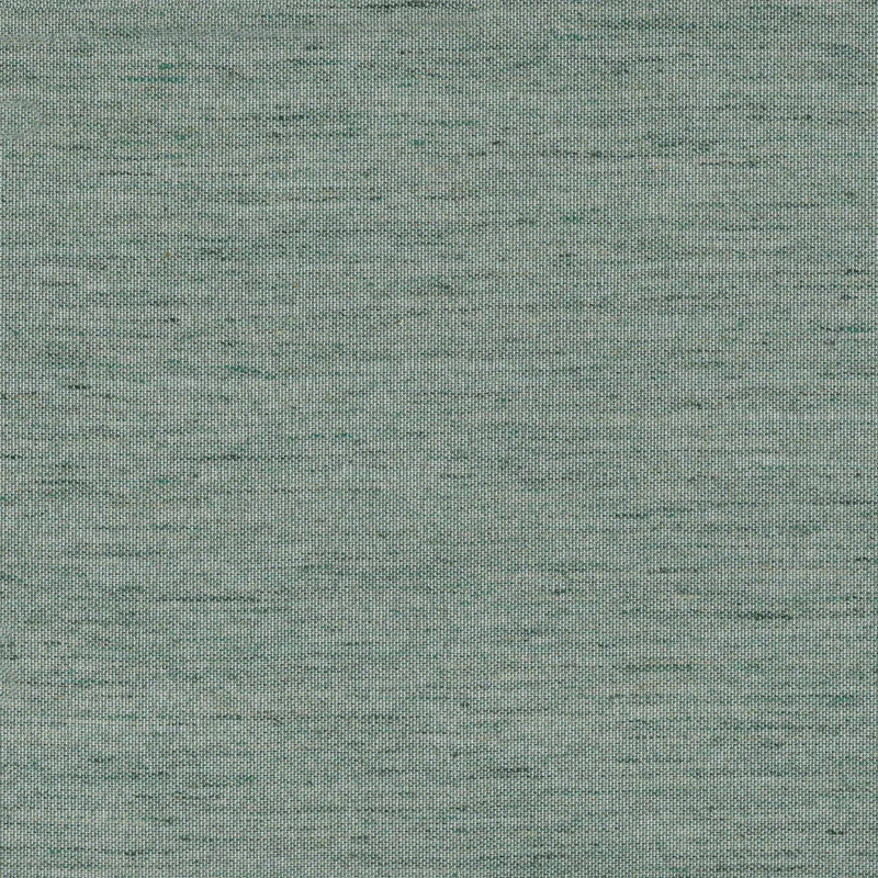 Belgian Linen & Foil Wallpaper in Hunter Green/Silver