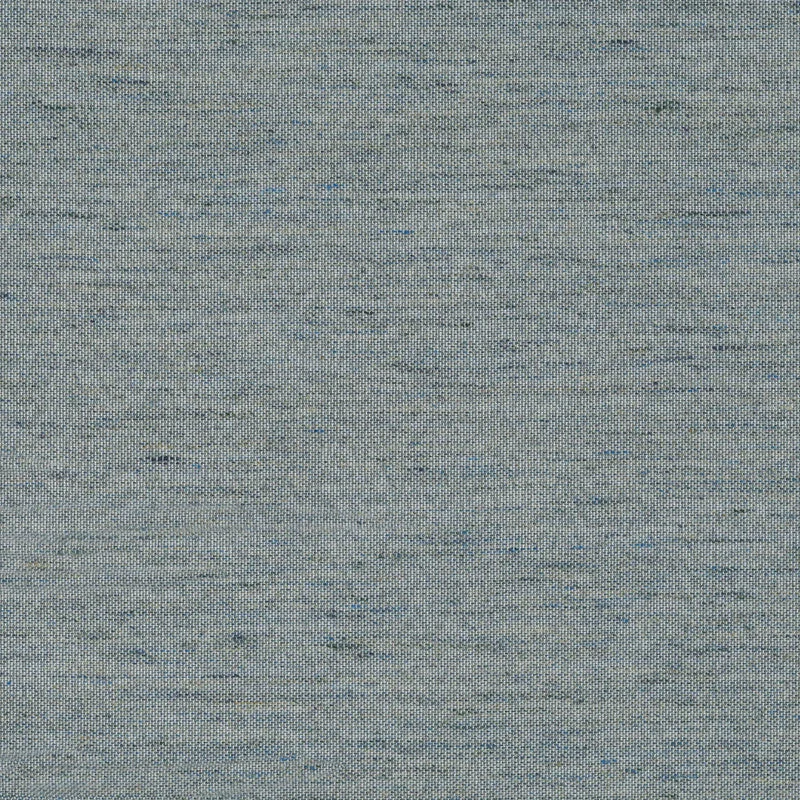 Belgian Linen & Foil Wallpaper in Teal/Silver