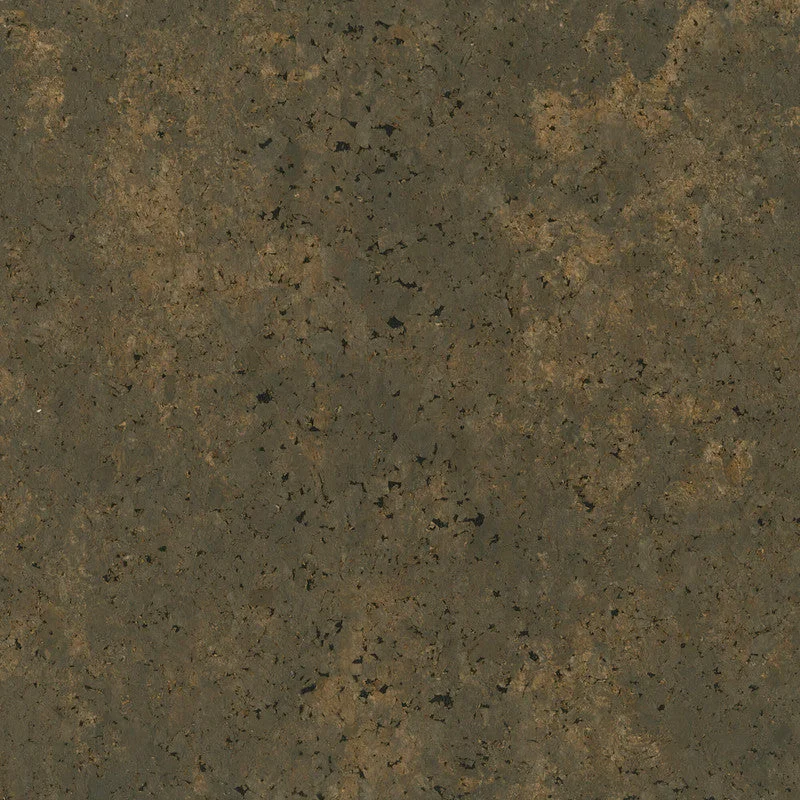 Cork Gravel Wallpaper in Brown/Black