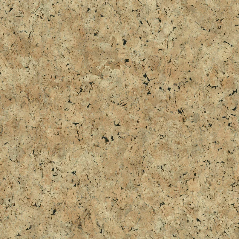 Cork Gravel Wallpaper in Sand/Brown