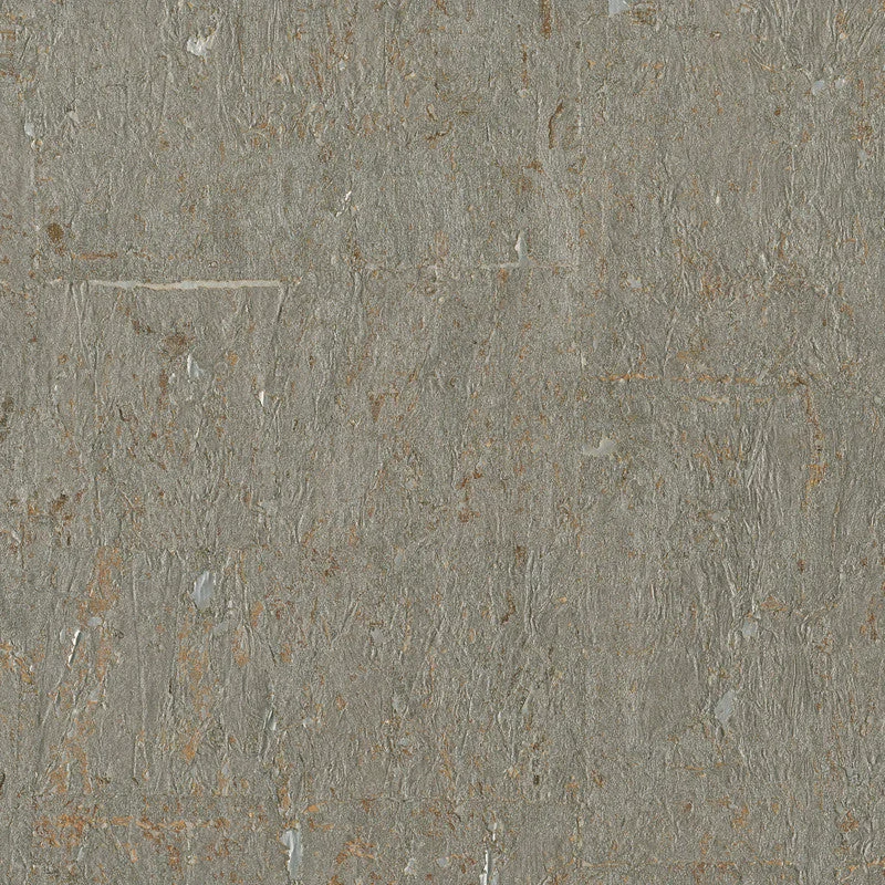 Cork Textural Wallpaper in Mauve Grey