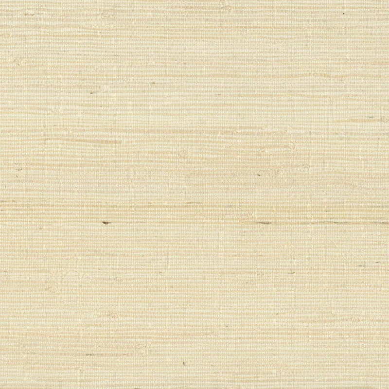 Grasscloth Fine Jute Wallpaper in Cream