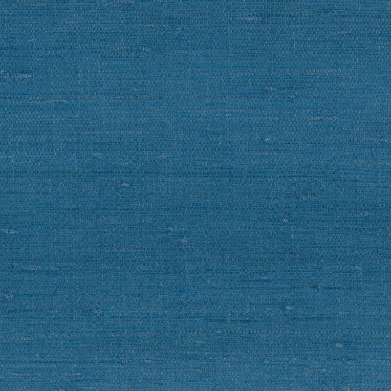 Grasscloth Fine Jute Wallpaper in Sapphire Blue