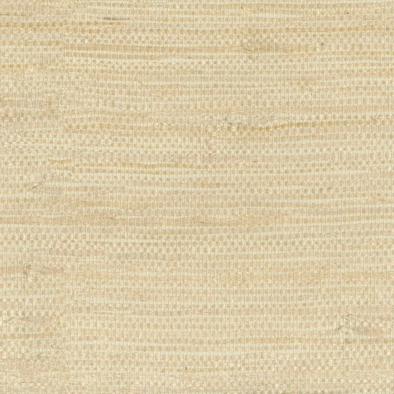 Grasscloth Heavy Jute Wallpaper in Buttercream