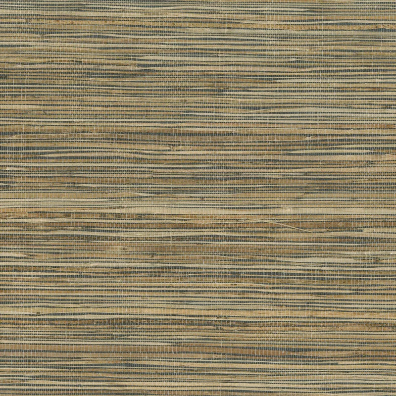 Grasscloth Raw Ramie Wallpaper in Beige/Gold/Brown