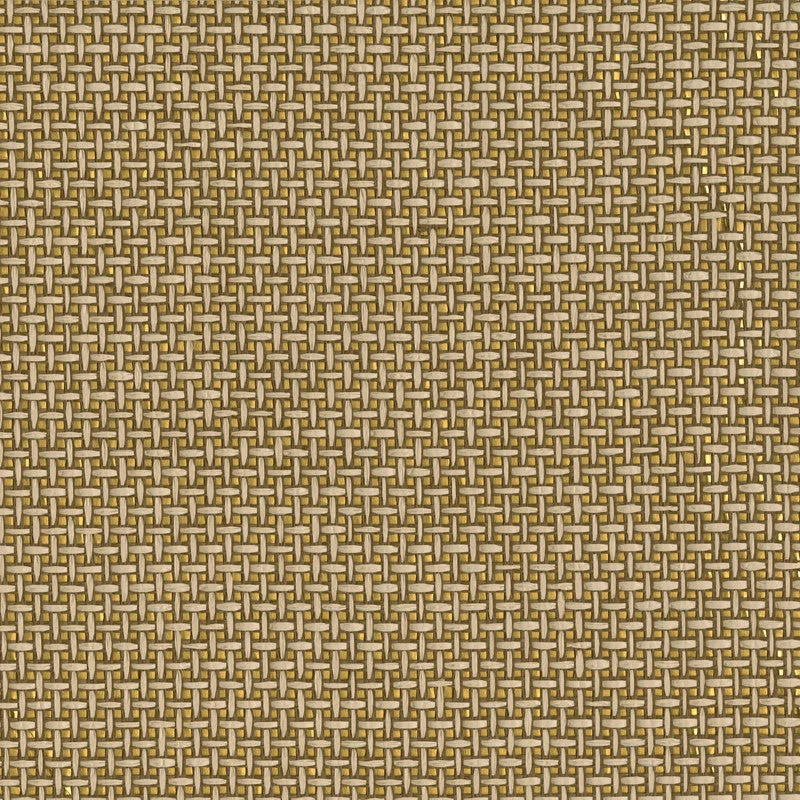 Paperweave Metal Back Wallpaper in Beige/Brown/Gold