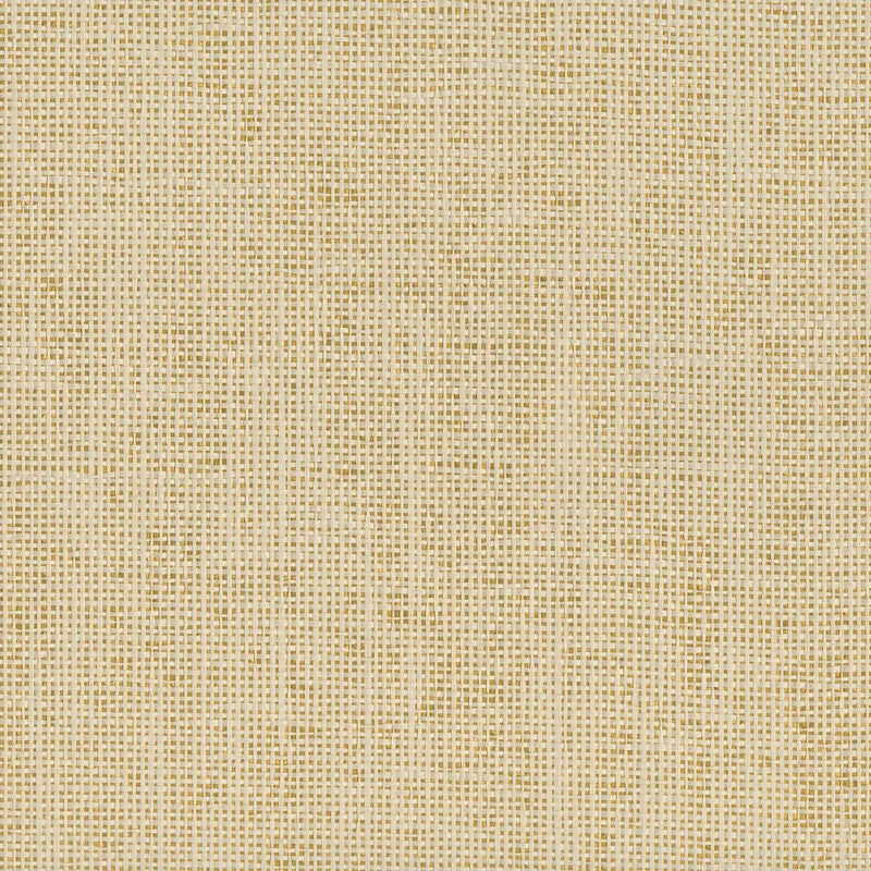 Paperweave Metal Back Wallpaper in Cream/Gold