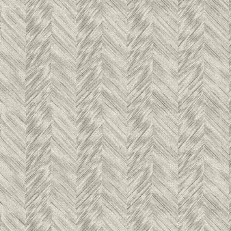 Subtle Herringbone Wallpaper in Grey