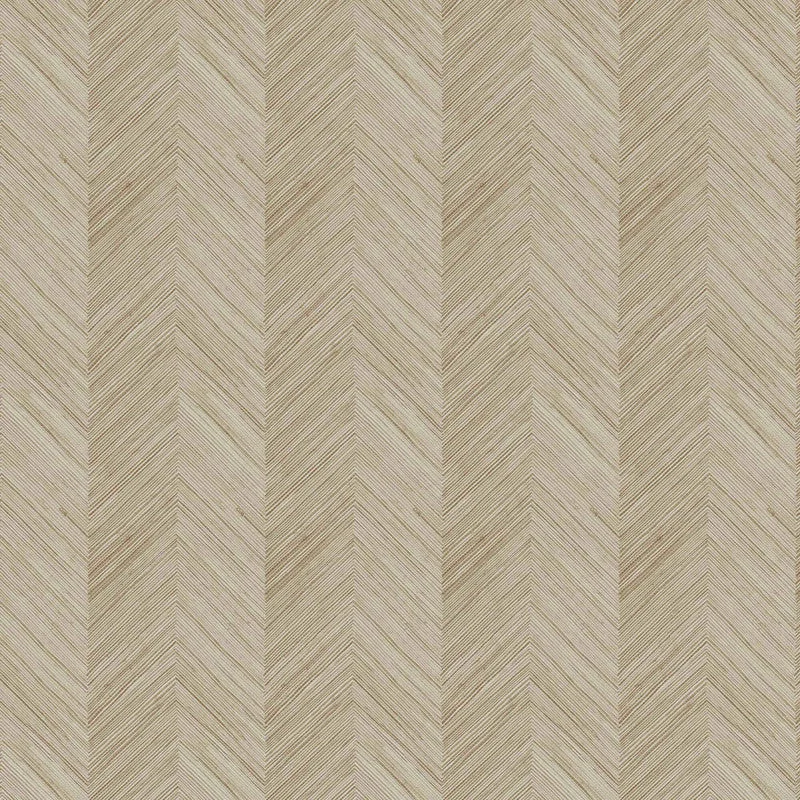 Subtle Herringbone Wallpaper in Terracotta