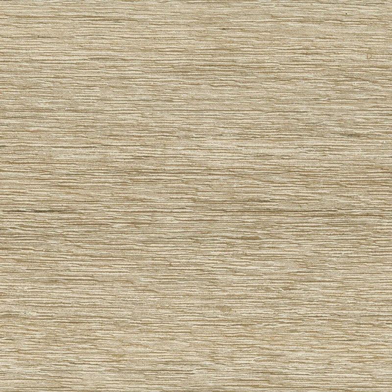 Wild Silk Horizontal Strie Slubbed Wallpaper in Cream/Sand