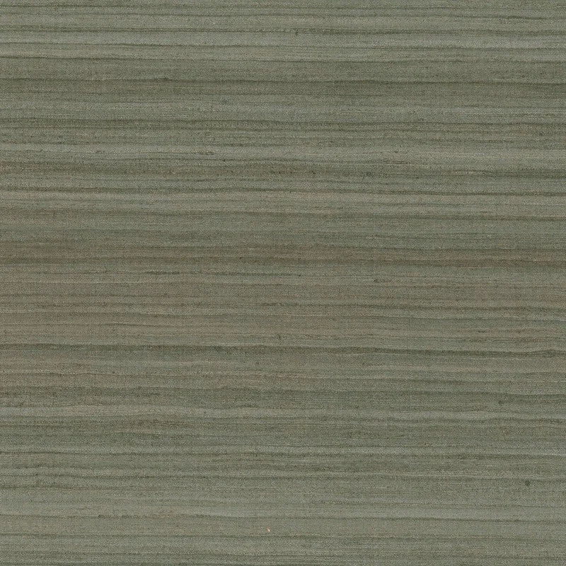 Wild Silk Horizontal Strie Slubbed Wallpaper in Grey