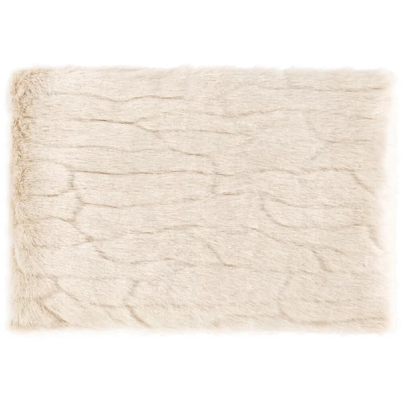 Aliza Modern Faux Fur Throw