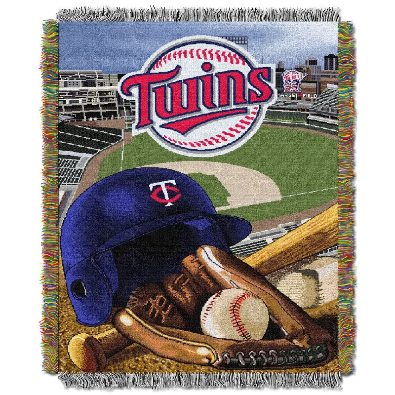 MLB Minnesota Twins Woven Tapestry Throw