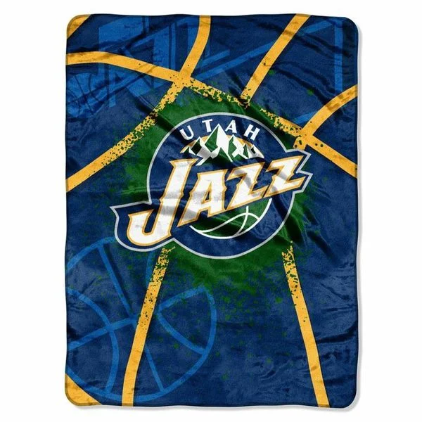 NBA Raschel 0803 Jazz Shadow Play Throw