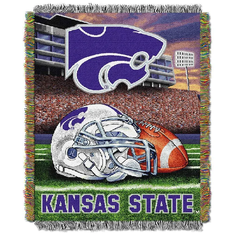 NCAA Kansas State University Wildcats School Tapestry Throw