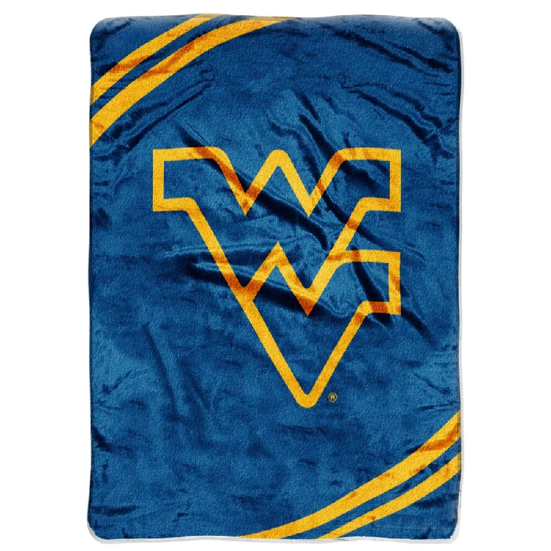 NCAA West Virginia University Mountaineers Raschel Force Throw