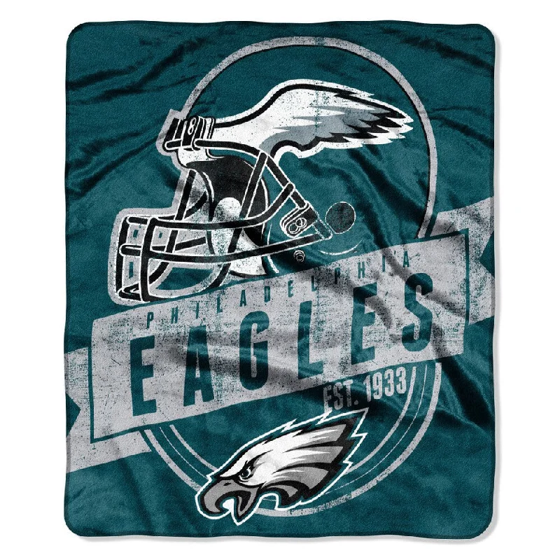 NFL 708 Eagles Grand Stand Raschel Throw