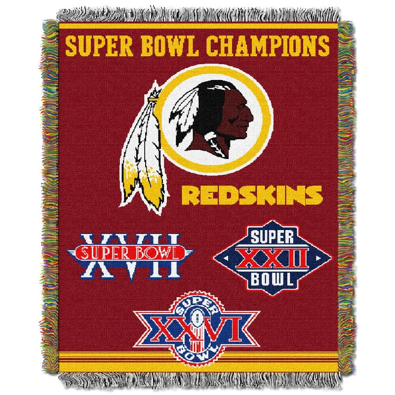 NFL Washington Redskins Woven Tapestry Throw