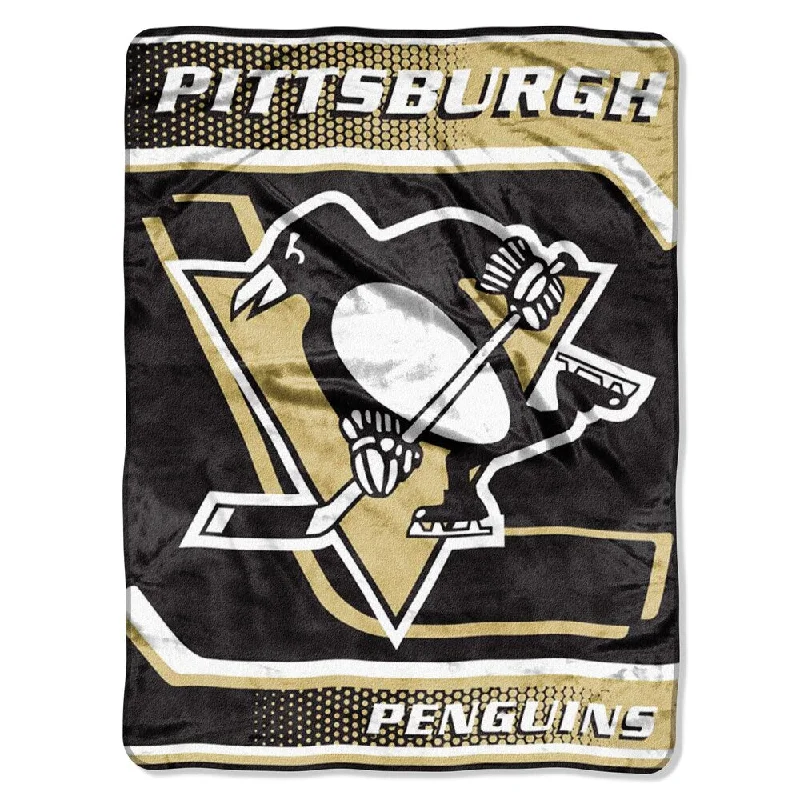 Raschel NHL Pittsburgh Penguins Banner Throw