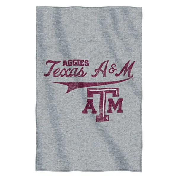 Texas A&M Sweatshirt Throw Blanket