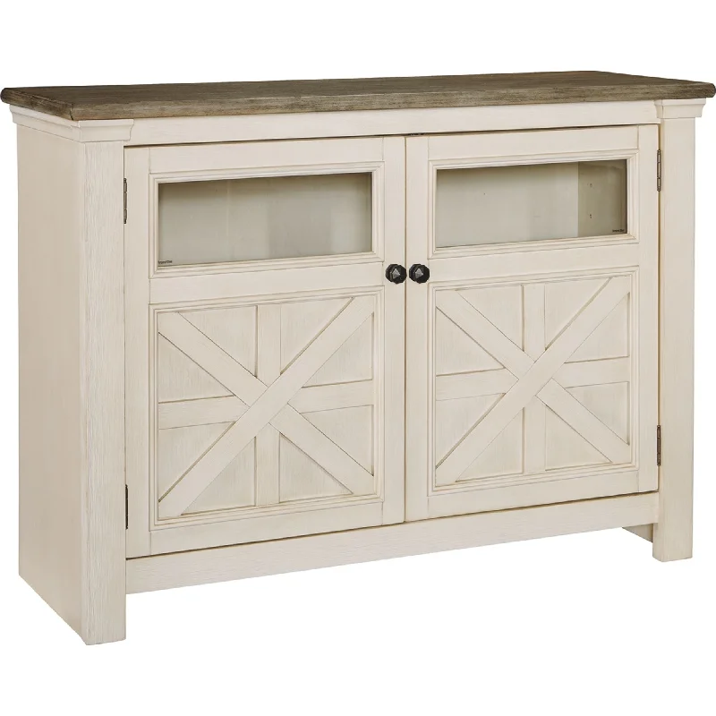 Bolanburg TV Stand - White/Weathered Gray