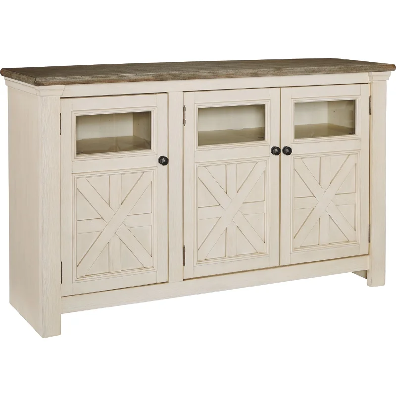 Bolanburg TV Stand - White/Weathered Gray