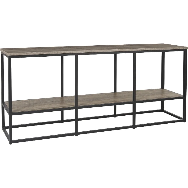 Wadeworth TV Stand - Brown/Black